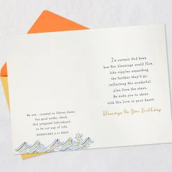 God's Great Idea Religious Birthday Card