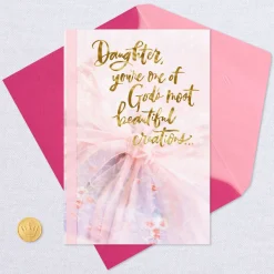 God's Beautiful Creation Birthday Card for Daughter