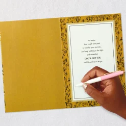 God's Got You Religious Encouragement Card With Bookmark