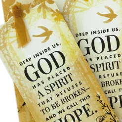 God's Got You Religious Encouragement Card With Bookmark