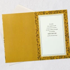 God's Got You Religious Encouragement Card With Bookmark