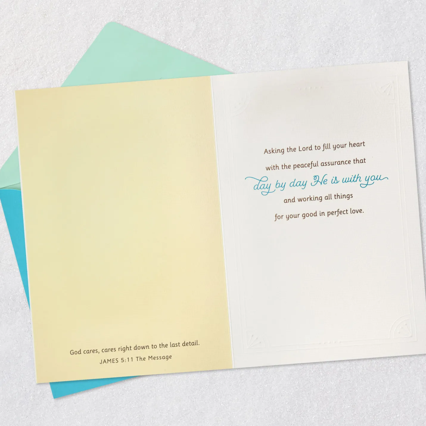 God's Mercies Shine Anew Religious Encouragement Card