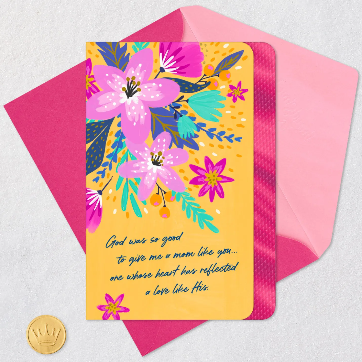 God Was Good to Give Me You Religious Birthday Card for Mama