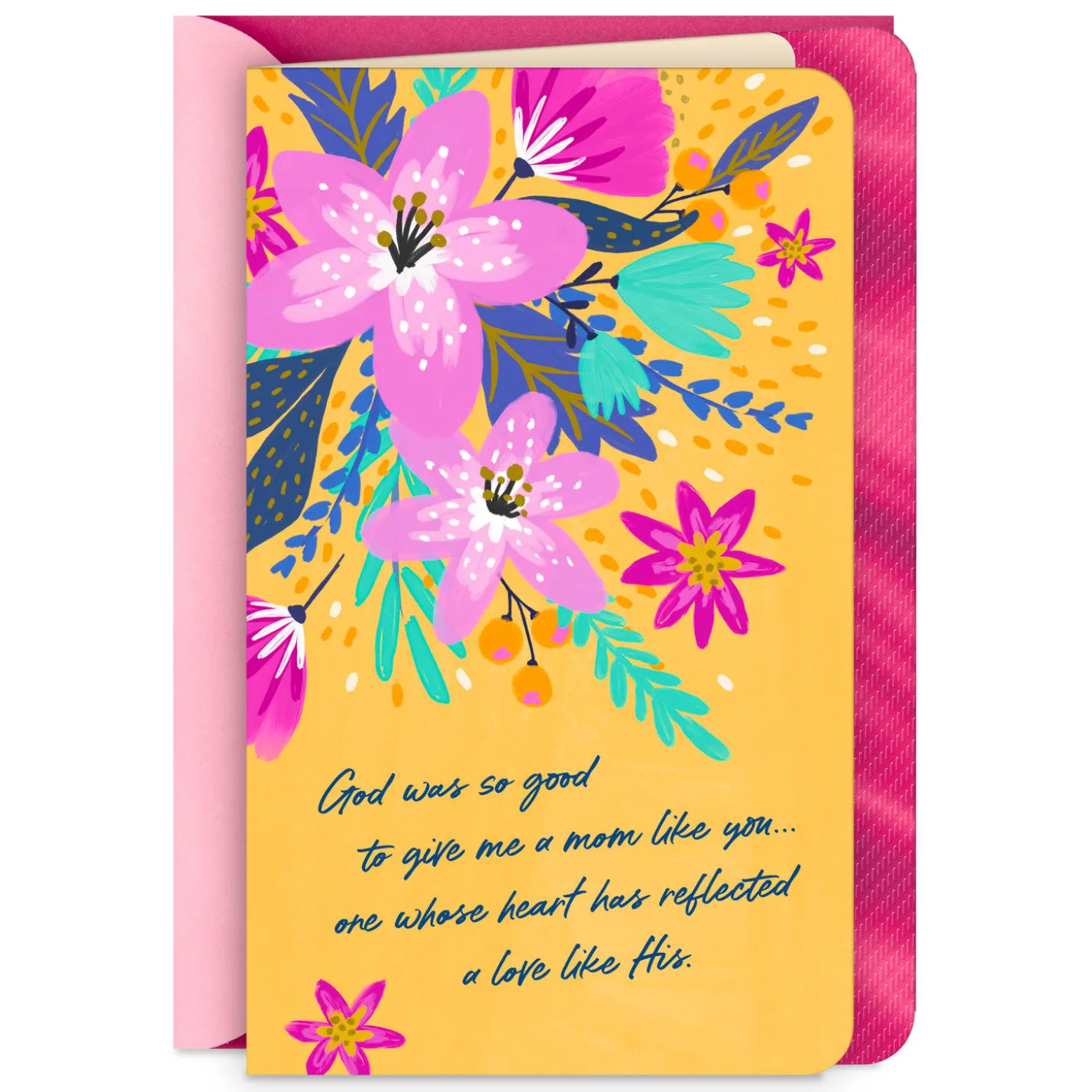 God Was Good to Give Me You Religious Birthday Card for Mama