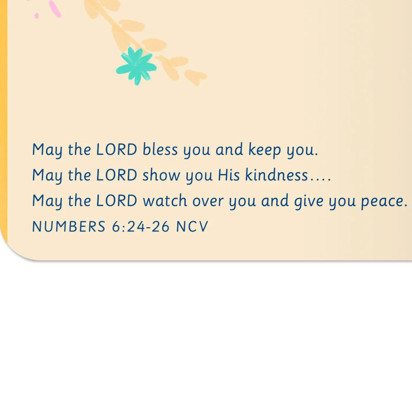 God Was Good to Give Me You Religious Birthday Card for Mama