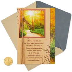 God Will Not Leave You Alone Religious Encouragement Card