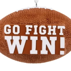 Go Fight Win Football Hallmark Ornament