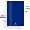 Gold Arch on Blue Holiday Photo Card