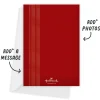 Gold Arch on Red Flat Christmas Photo Card