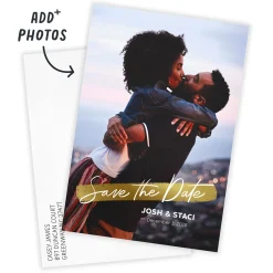 Gold Brushstroke Save the Date