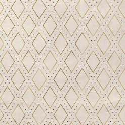 Gold Diamonds on Cream Tissue Paper Wrapping Kit