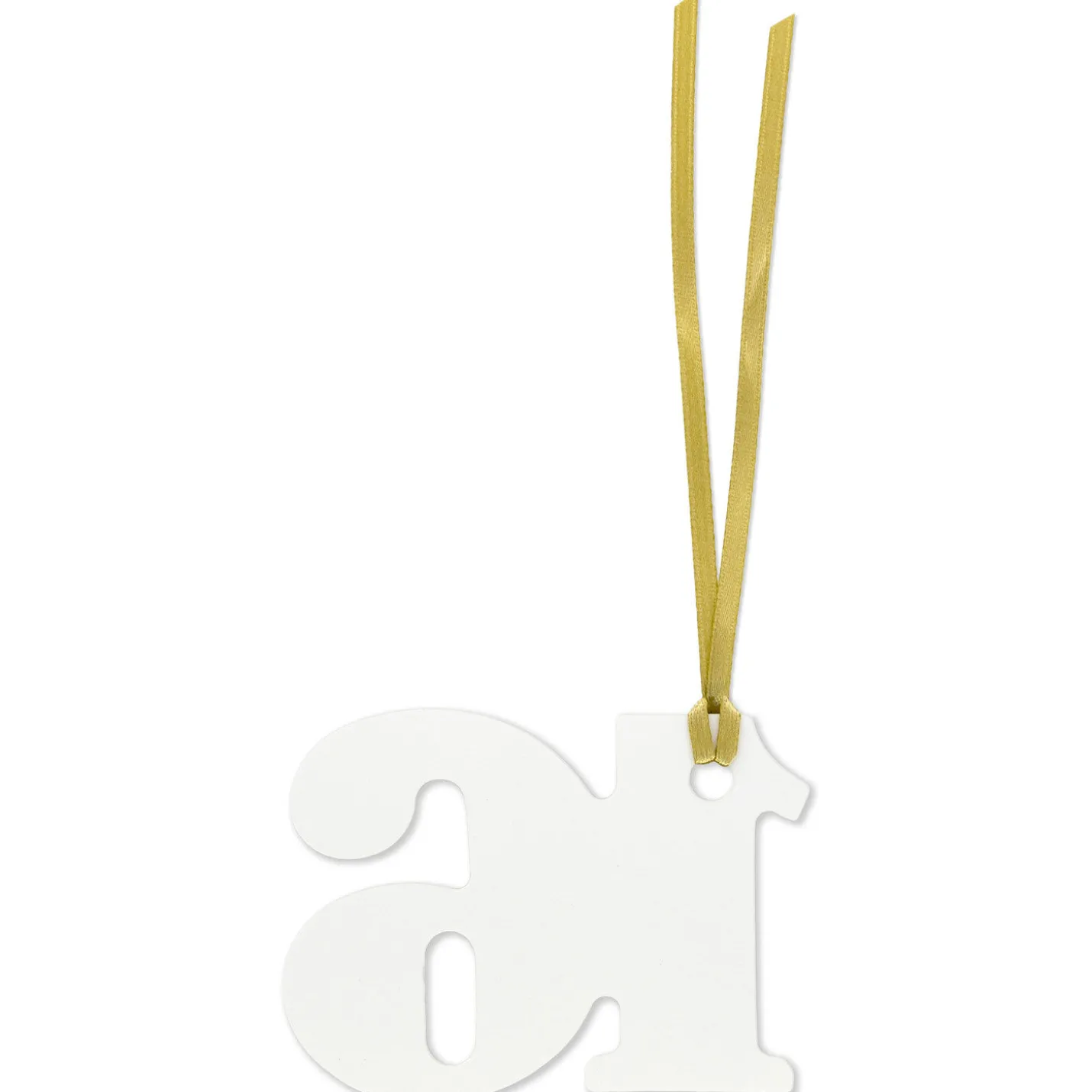 Gold "16" Die-Cut Gift Trim