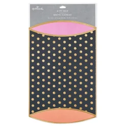 Gold Dots on Black Pillow Box