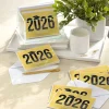 2026 Gold Foil and Black Graduation Thank You Notes, Pack of 40