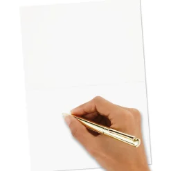 2026 Gold Foil and Black Graduation Thank You Notes, Pack of 40
