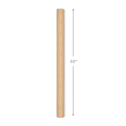 Gold Geometric on Kraft Wrapping Paper Roll, 15 sq. ft.