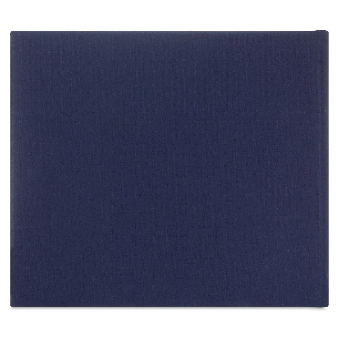 Gold on Navy Linen Customizable Guest Book