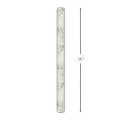 Gold Paint Splatter on Cream Wrapping Paper, 20 sq. ft.