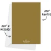 Gold Shimmer Fringe Flat New Year Photo Card