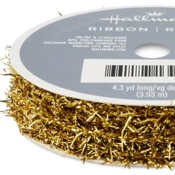 Gold Sparkle Ribbon, 12.9'