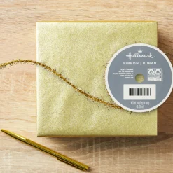 Gold Sparkle Ribbon, 12.9'