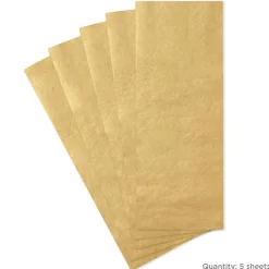 Gold Tissue Paper, 5 sheets