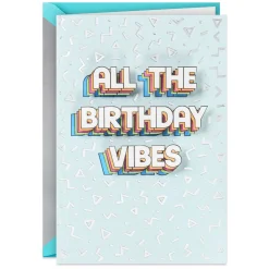 Good Vibes Birthday Card