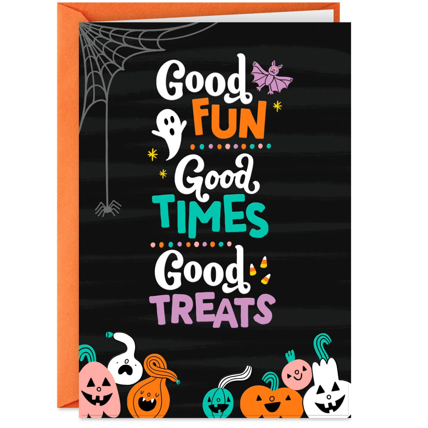 Good Fun, Good Times, Good Treats Halloween Card