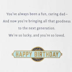 Good Men, Great Dads and Cool Grandpas Birthday Card