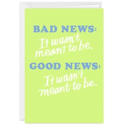 Good News Bad News Funny Custom Encouragement Card