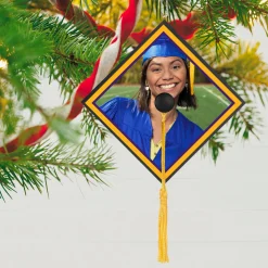 Graduation Cap Personalized Ornament, Custom Photo