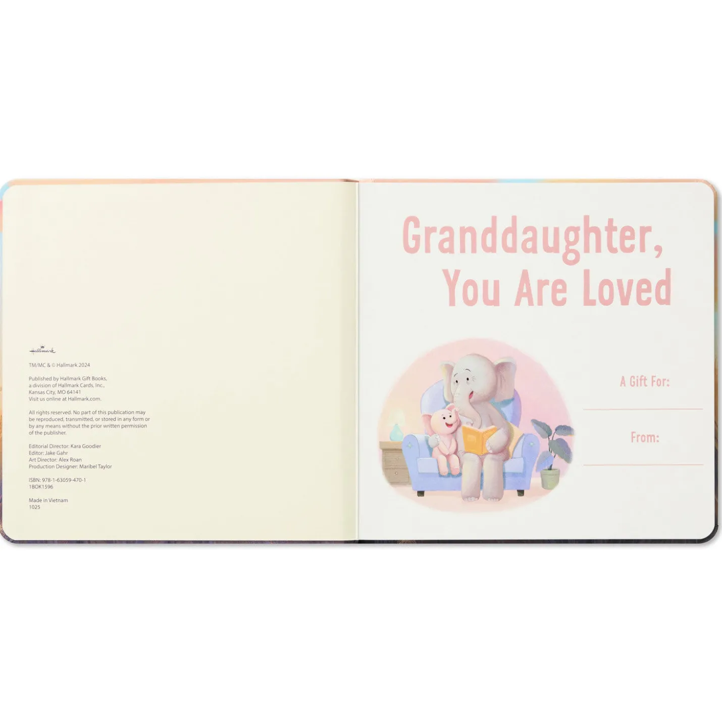 Granddaughter You Are Loved Board Book