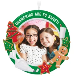 Grandkids Are So Sweet Personalized Ornament, Custom Photo