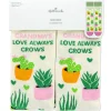 Grandma's Love Always Grows Novelty Crew Socks