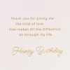 Grateful for All the Love All Through Life Birthday Card for Mother