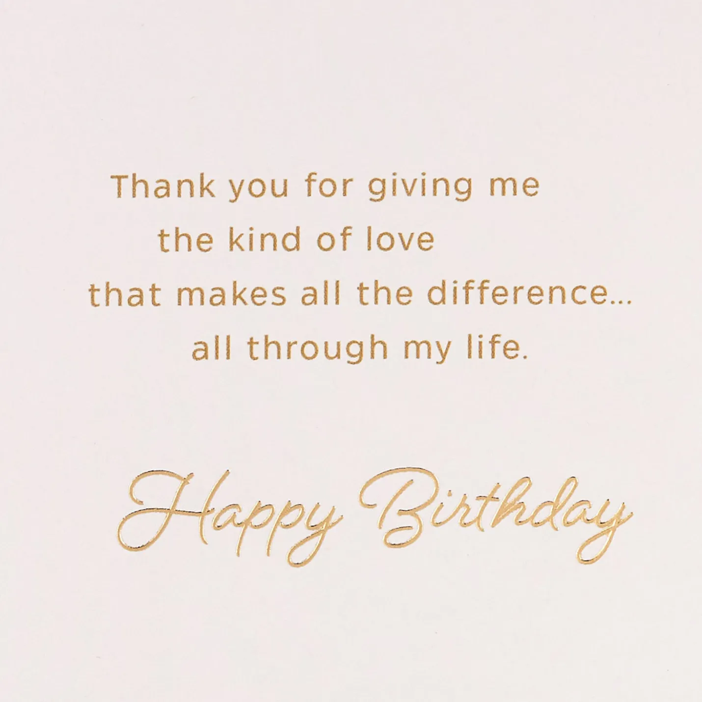 Grateful for All the Love All Through Life Birthday Card for Mother