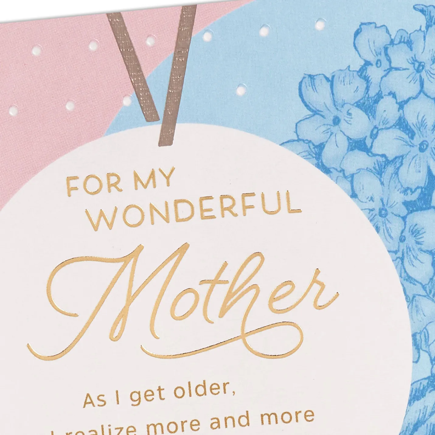 Grateful for All the Love All Through Life Birthday Card for Mother