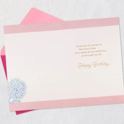 Grateful for All the Love All Through Life Birthday Card for Mother