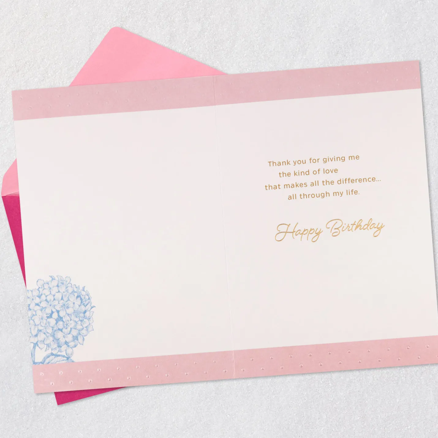 Grateful for All the Love All Through Life Birthday Card for Mother