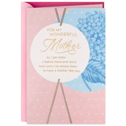 Grateful for All the Love All Through Life Birthday Card for Mother