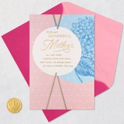 Grateful for All the Love All Through Life Birthday Card for Mother