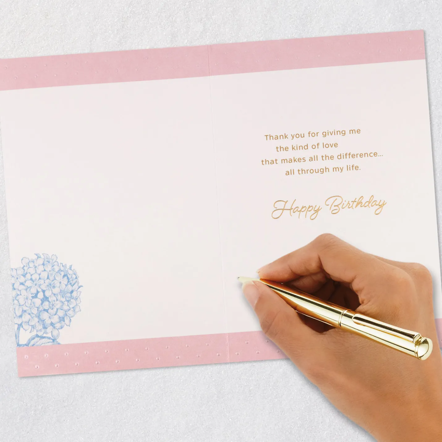 Grateful for All the Love All Through Life Birthday Card for Mother