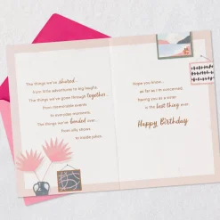 Grateful for All the Things Birthday Card for Sister