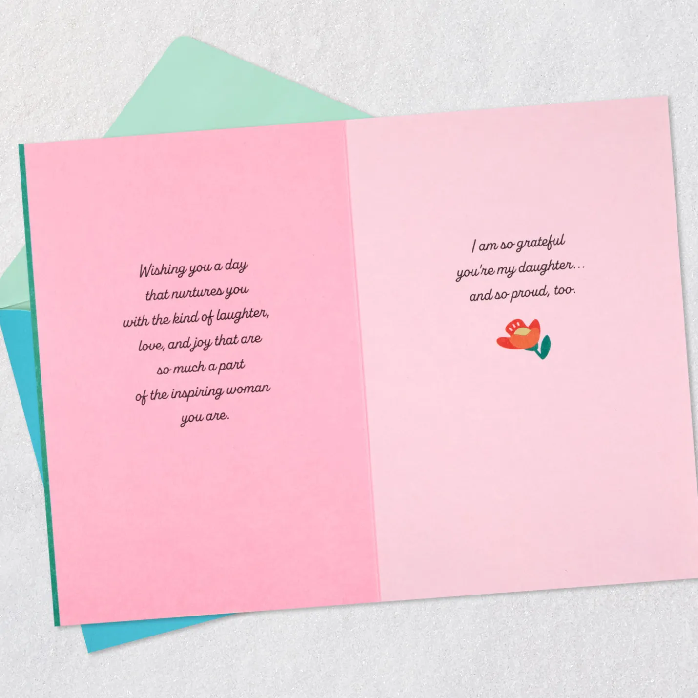 Grateful For and Proud of You Birthday Card for Daughter