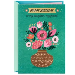 Grateful For and Proud of You Birthday Card for Daughter