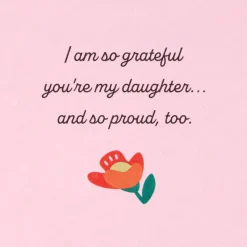 Grateful For and Proud of You Birthday Card for Daughter