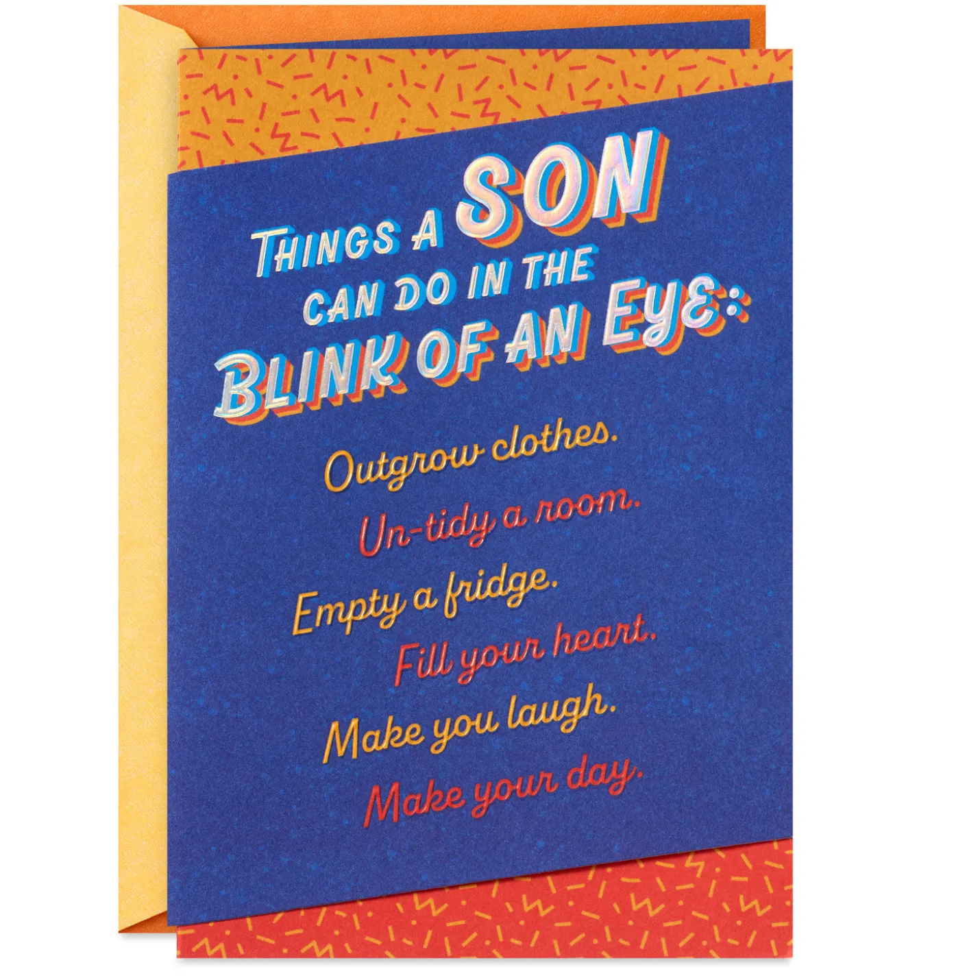 Grateful for Fun Moments and Memories Birthday Card for Son