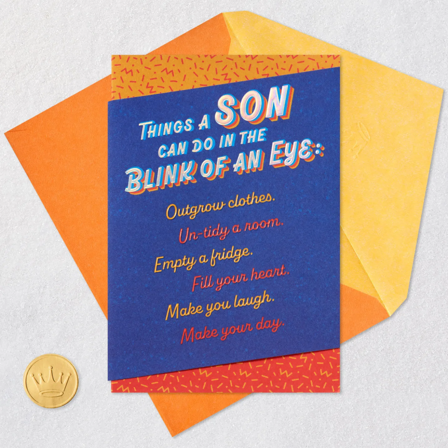 Grateful for Fun Moments and Memories Birthday Card for Son