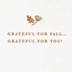 Grateful for You Autumn Card