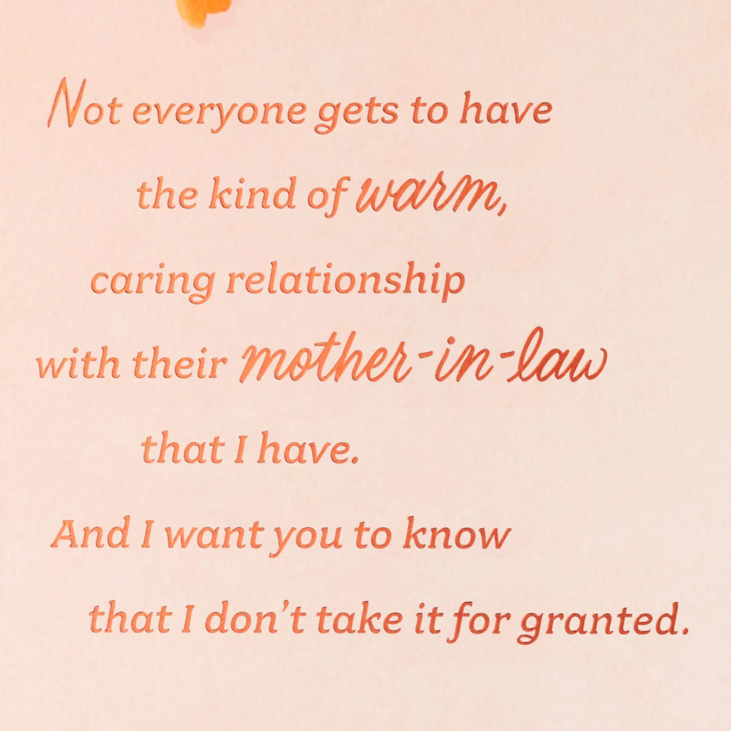 Grateful for You Birthday Card for Mother-in-Law